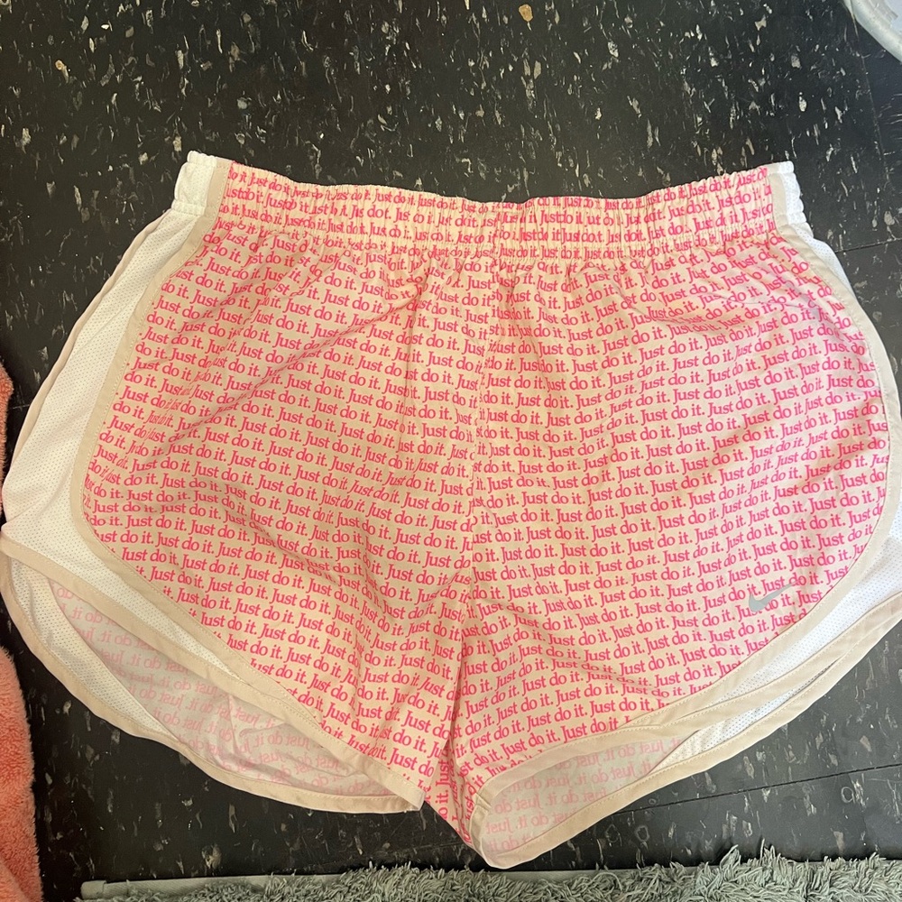 Nike Pink Athletic Shorts with Retro Style
